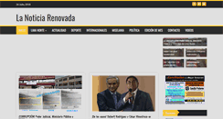 Desktop Screenshot of lanoticiarenovada.com